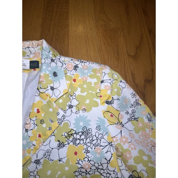 Floral Harvé Benard Blazer Size 12 - Picture 8 of 10